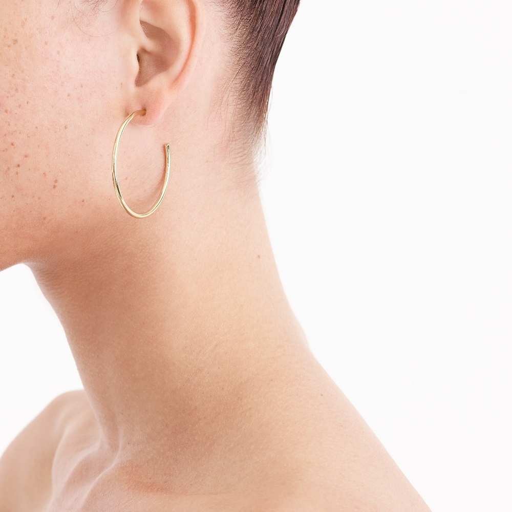 New J.crew Hoop gold earrings